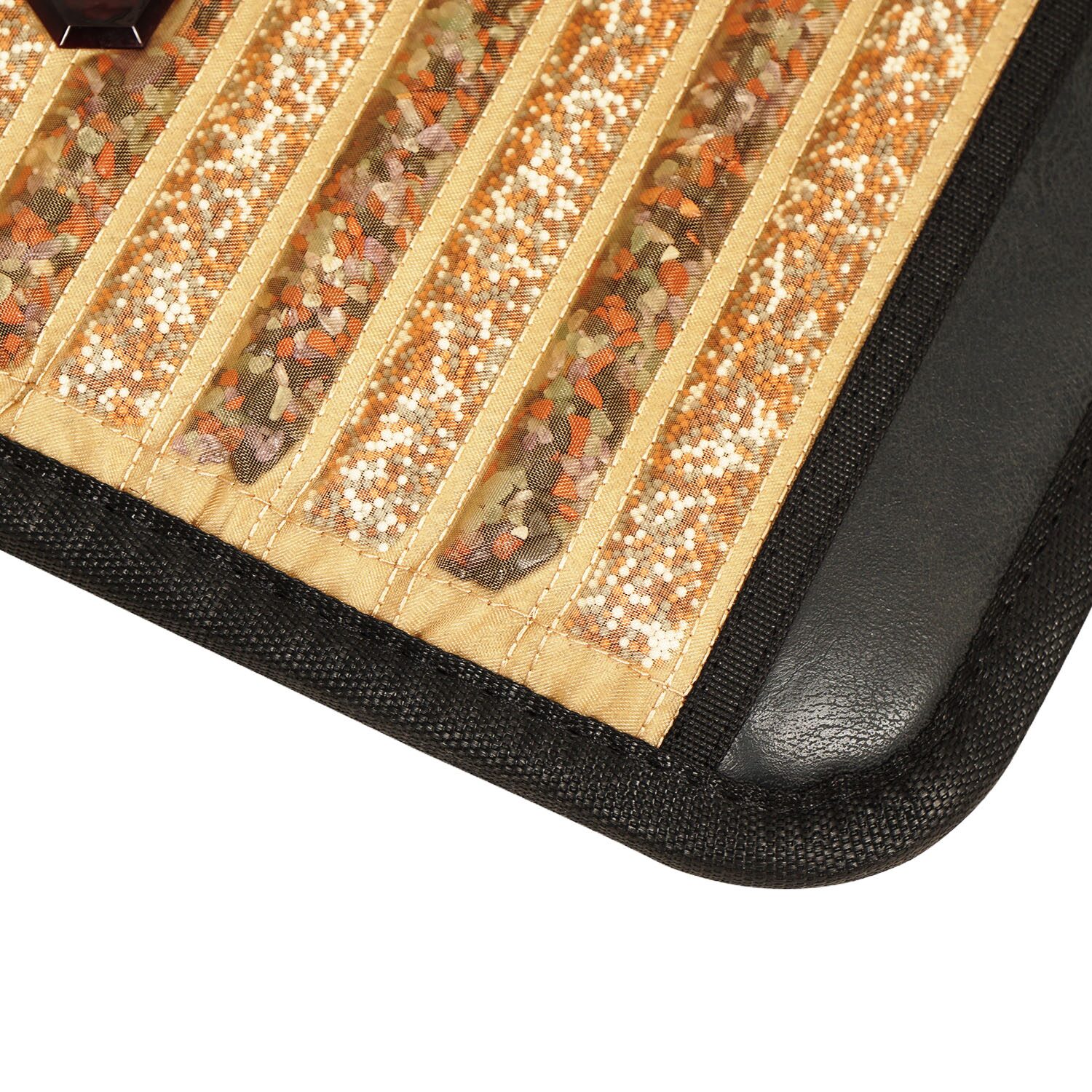 Crystal Red Light Therapy Mat detailed stones